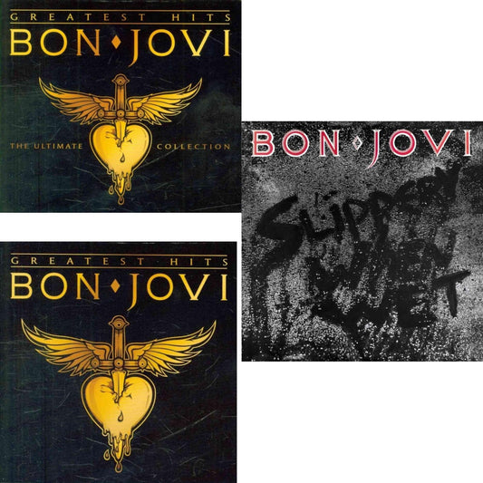 This is a 3 CD SKU bundle.
1.This CD is brand new.Format: CDMusic Style: Arena RockThis item's title is: Bon Jovi Greatest HitsArtist: Bon JoviLabel: ISLANDBarcode: 602527517025Release Date: 11/9/2010
2.This CD is brand new.