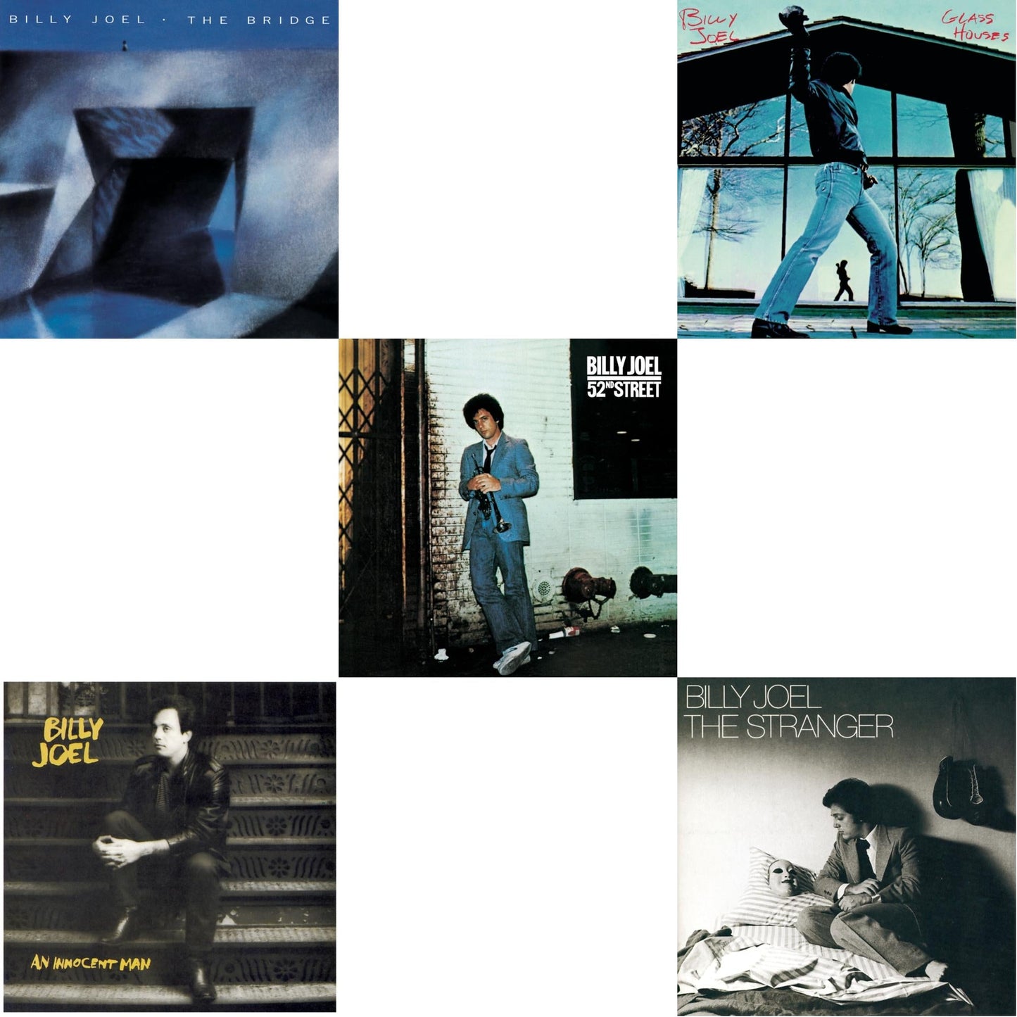 Bridge & An Innocent Man & 52Nd Street & Glass Houses & Stranger