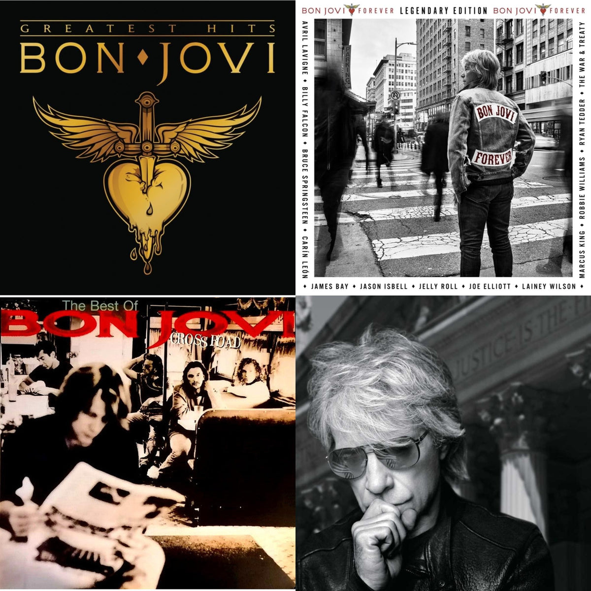 Greatest Hits (2LP) & Forever (Legendary Edition) (2LP) & Cross Road (2LP) & 2020 (2LP/Gold Vinyl)