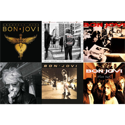 Greatest Hits (2LP) & Forever (Legendary Edition) (2LP) & Cross Road (2LP) & 2020 (2LP/Gold Vinyl) & Bon Jovi (180G) & These Days (180G)