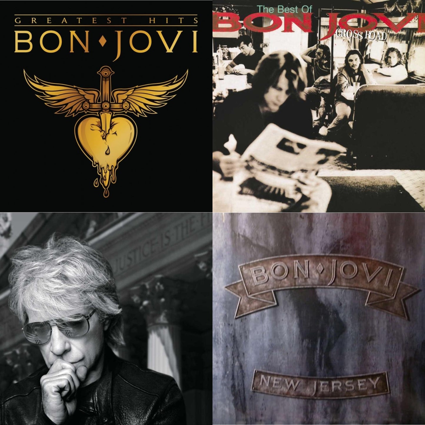 Greatest Hits (2LP) & Cross Road (2LP) & 2020 (2LP/Gold Vinyl) & New Jersey (180G)