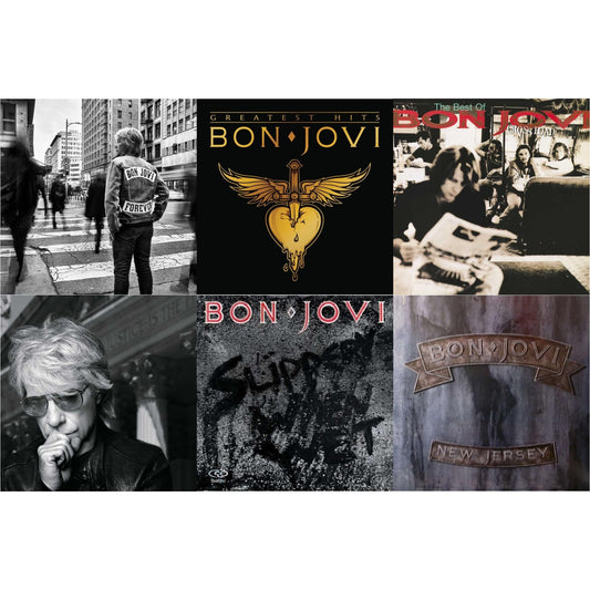 Forever & Greatest Hits (2LP) & Cross Road (2LP) & 2020 (2LP/Gold Vinyl) & Slippery When Wet (180G) & New Jersey (180G)