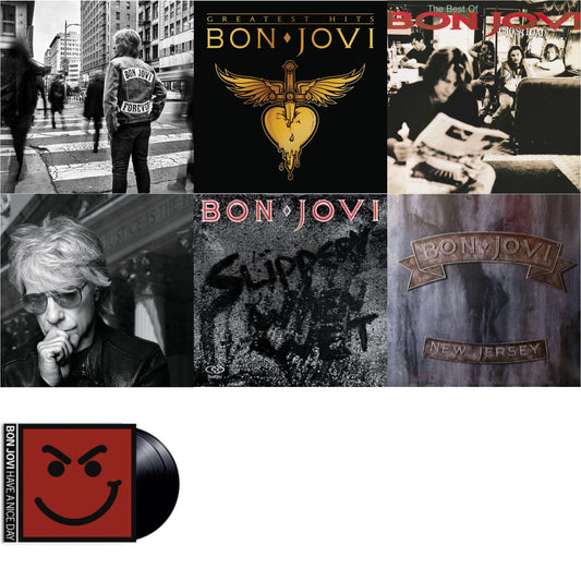 Forever & Greatest Hits (2LP) & Cross Road (2LP) & 2020 (2LP/Gold Vinyl) & Slippery When Wet (180G) & New Jersey (180G) & Have A Niceday (180G)