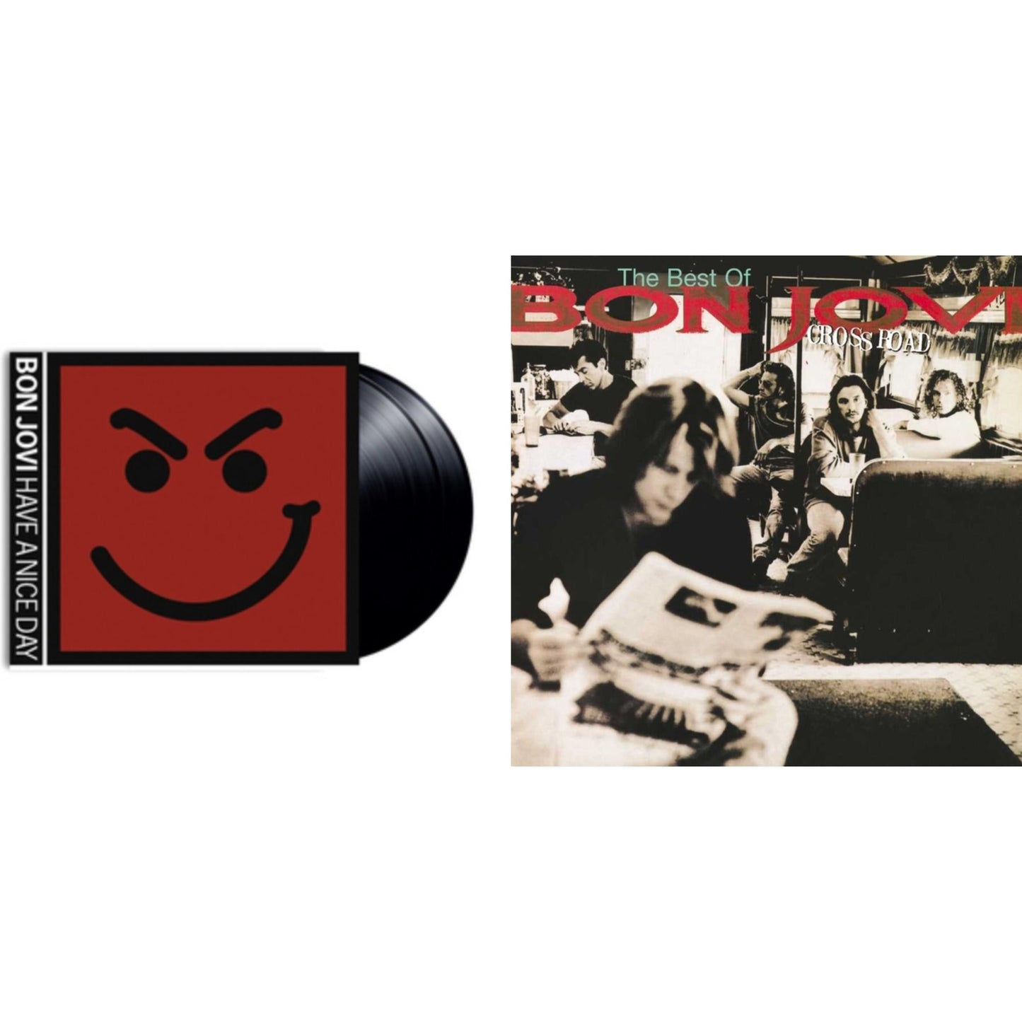 This is a 2 LP Vinyl SKU bundle.
1.This LP Vinyl is brand new.Format: LP VinylMusic Style: Arena RockThis item's title is: Have A Niceday (180G)Artist: Bon JoviLabel: Universal Music GroupBarcode: 602547030917Release Date: 11/4/2016
2.This LP Vinyl is brand new.
