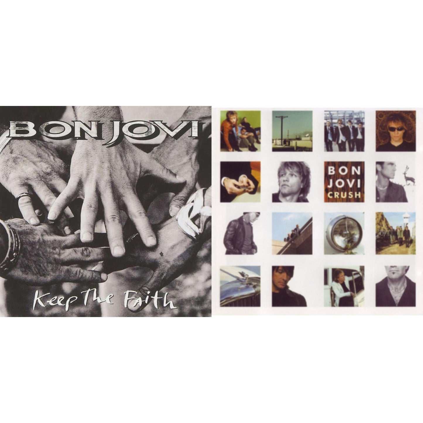 This is a 2 LP Vinyl SKU bundle.
1.This LP Vinyl is brand new.Format: LP VinylMusic Style: Hard RockThis item's title is: Keep The Faith (180G)Artist: Bon JoviLabel: UMeBarcode: 602547029348Release Date: 11/4/2016
2.This LP Vinyl is brand new.