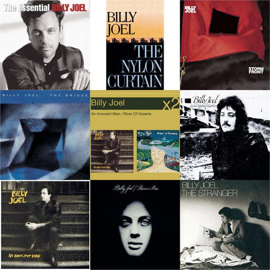 Essential Billy Joel & Nylon Curtain & Stormfront & Bridge & River Of Dreams & Cold Spring Harbor & An Innocent Man & Piano Man & Stranger