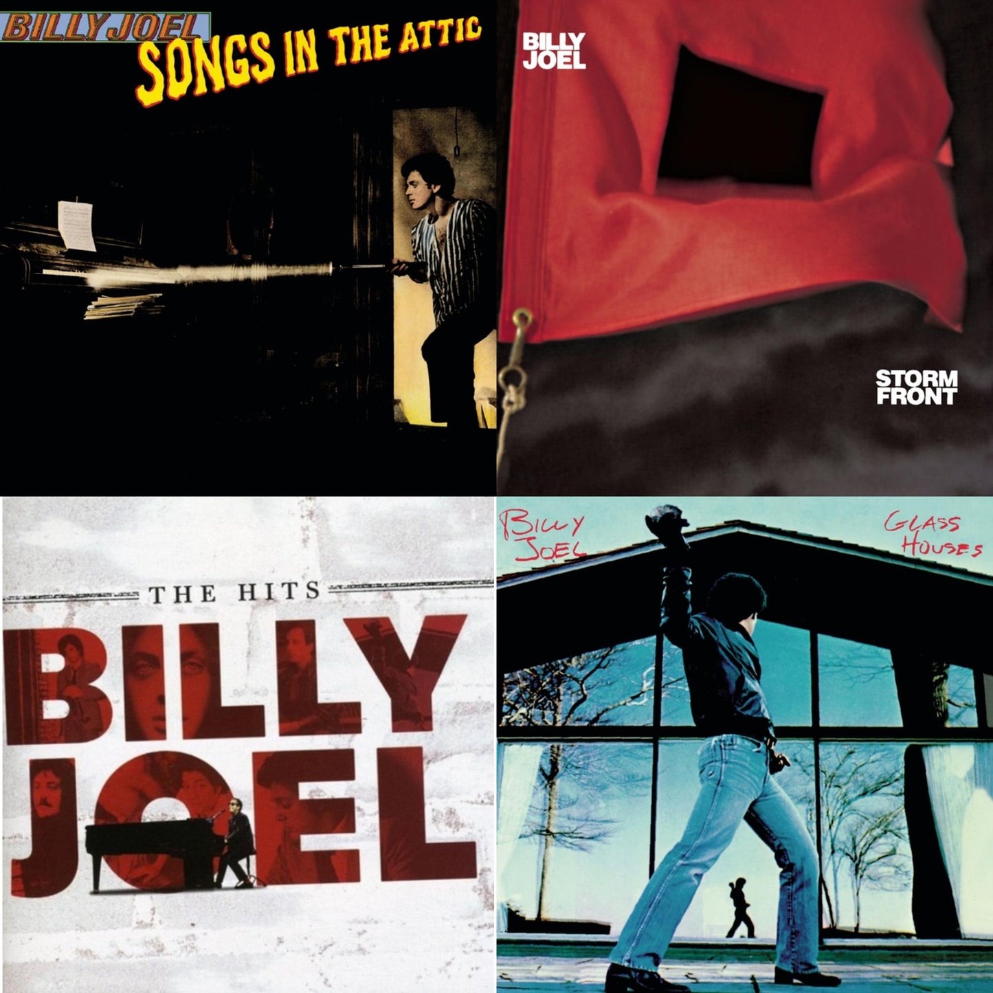 Songs In The Attic & Stormfront & Hits & Glass Houses