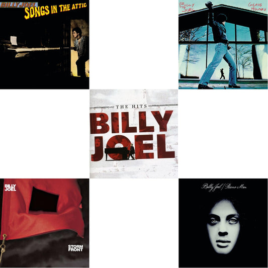 Songs In The Attic & Stormfront & Hits & Glass Houses & Piano Man