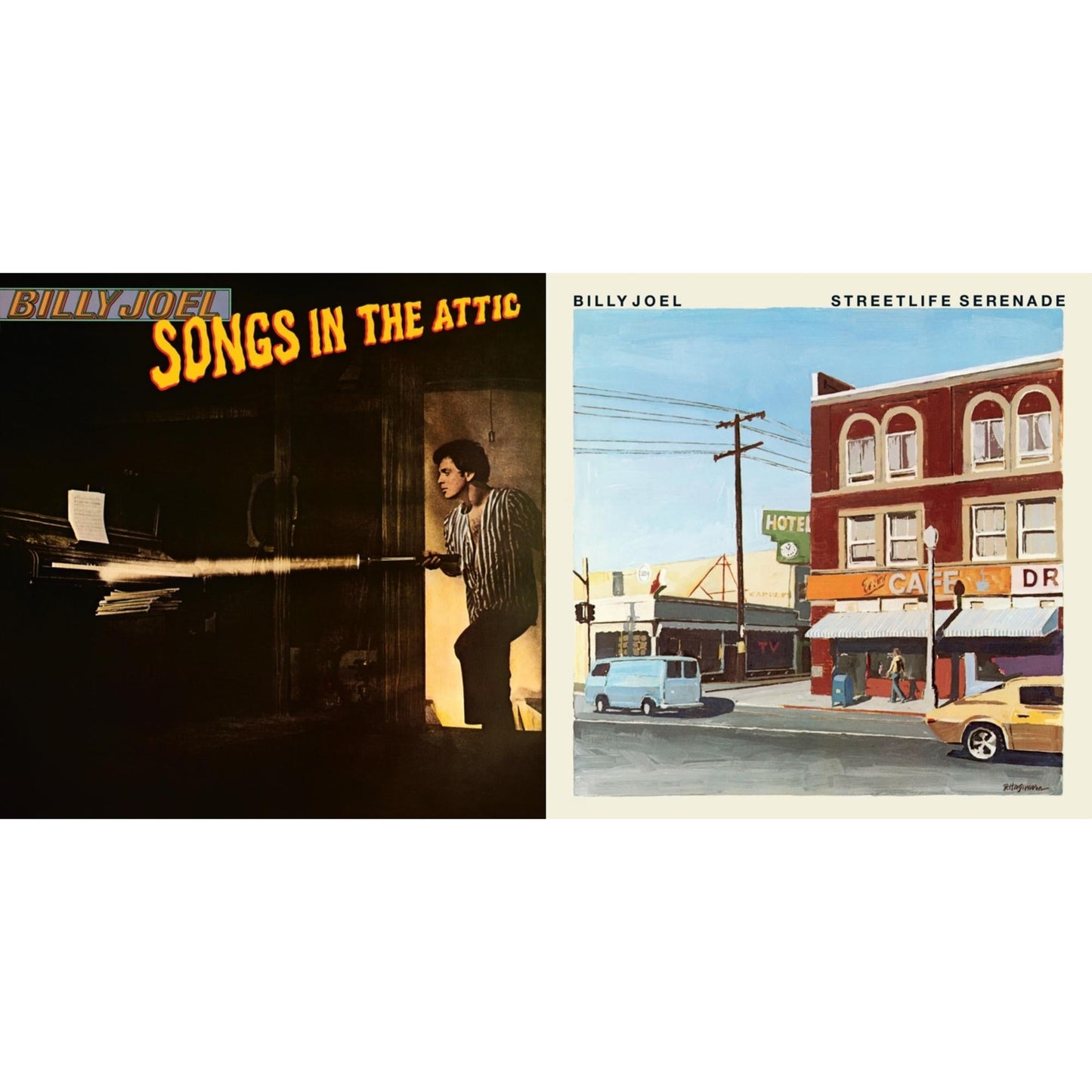 This is a 2 LP Vinyl SKU bundle.
1.This LP Vinyl is brand new.Format: LP VinylMusic Style: Pop RockThis item's title is: Streetlife SerenadeArtist: Billy JoelLabel: LegacyBarcode: 190759391815Release Date: 4/5/2024
2.This LP Vinyl is brand new.