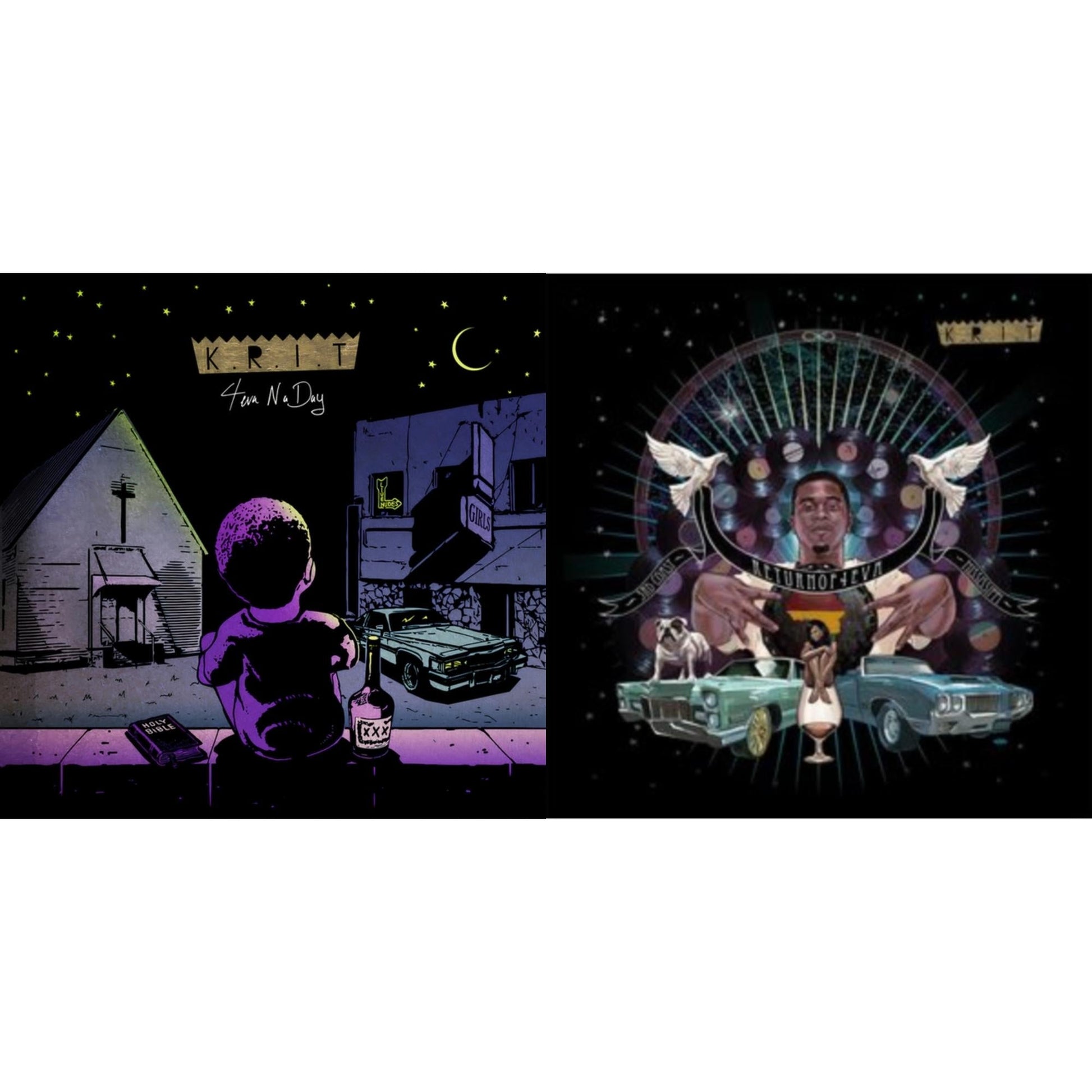 This is a 2 LP Vinyl SKU bundle.
1.This LP Vinyl is brand new.Format: LP VinylThis item's title is: 4Eva N A Day (Limited/2LP)Artist: Big K.R.I.T.Label: BMG RIGHTS MANAGEMENT (US) LLCBarcode: 4050538721294Release Date: 10/28/2022
2.This LP Vinyl is brand new.