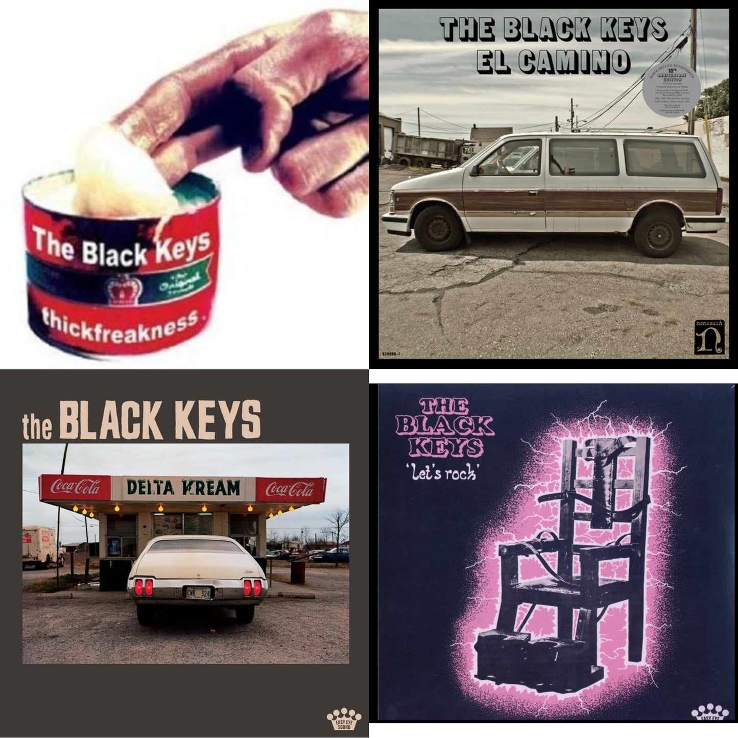 Thickfreakness & El Camino (10Th Anniversary Deluxe Edition/3LP) & Delta Kream & Let's Rock