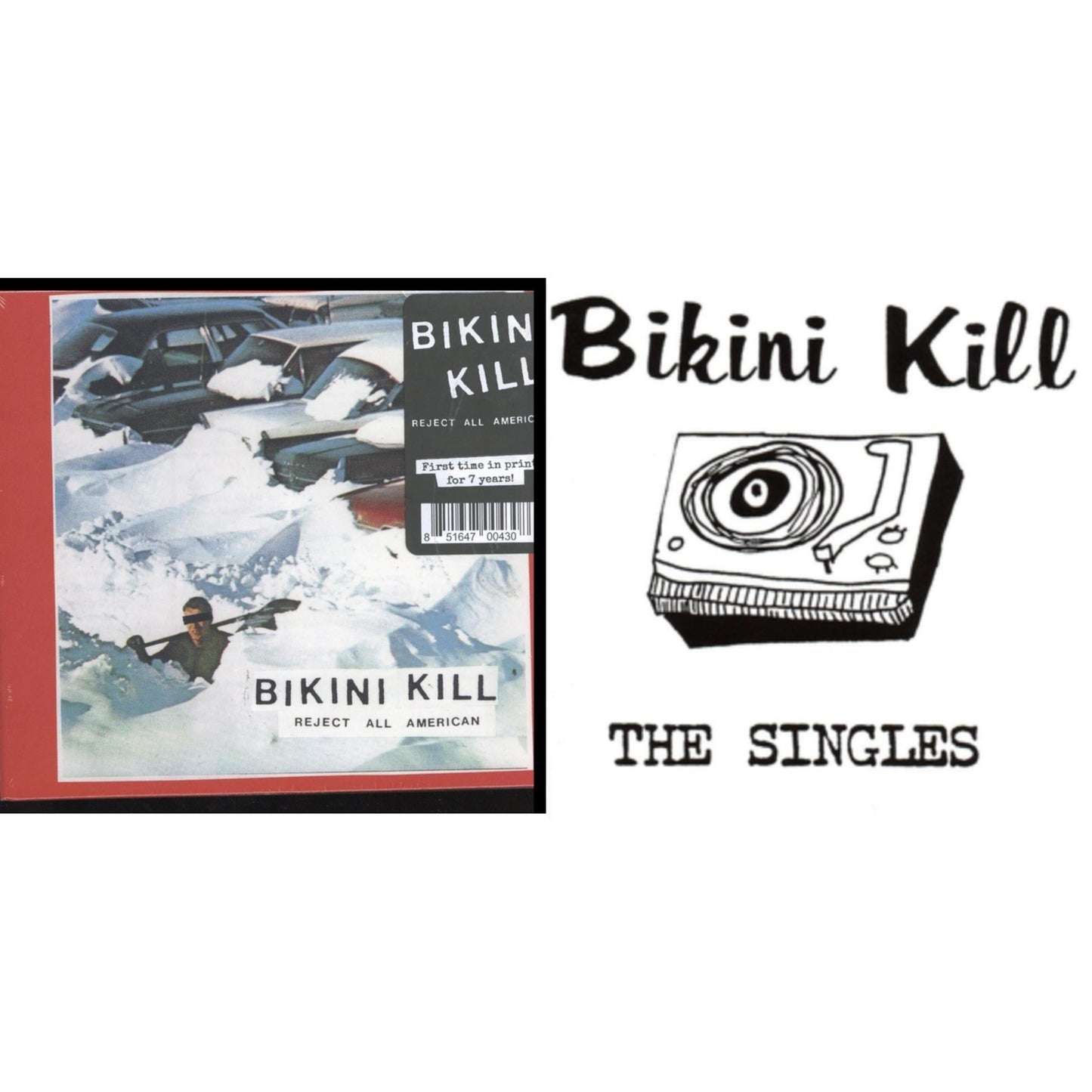 This is a 2 CD SKU bundle.
1.This CD is brand new.Format: CDMusic Style: PunkThis item's title is: Reject All AmericanArtist: Bikini KillLabel: BIKINI KILL RECORDSBarcode: 851647004308Release Date: 5/31/2019
2.This CD is brand new.