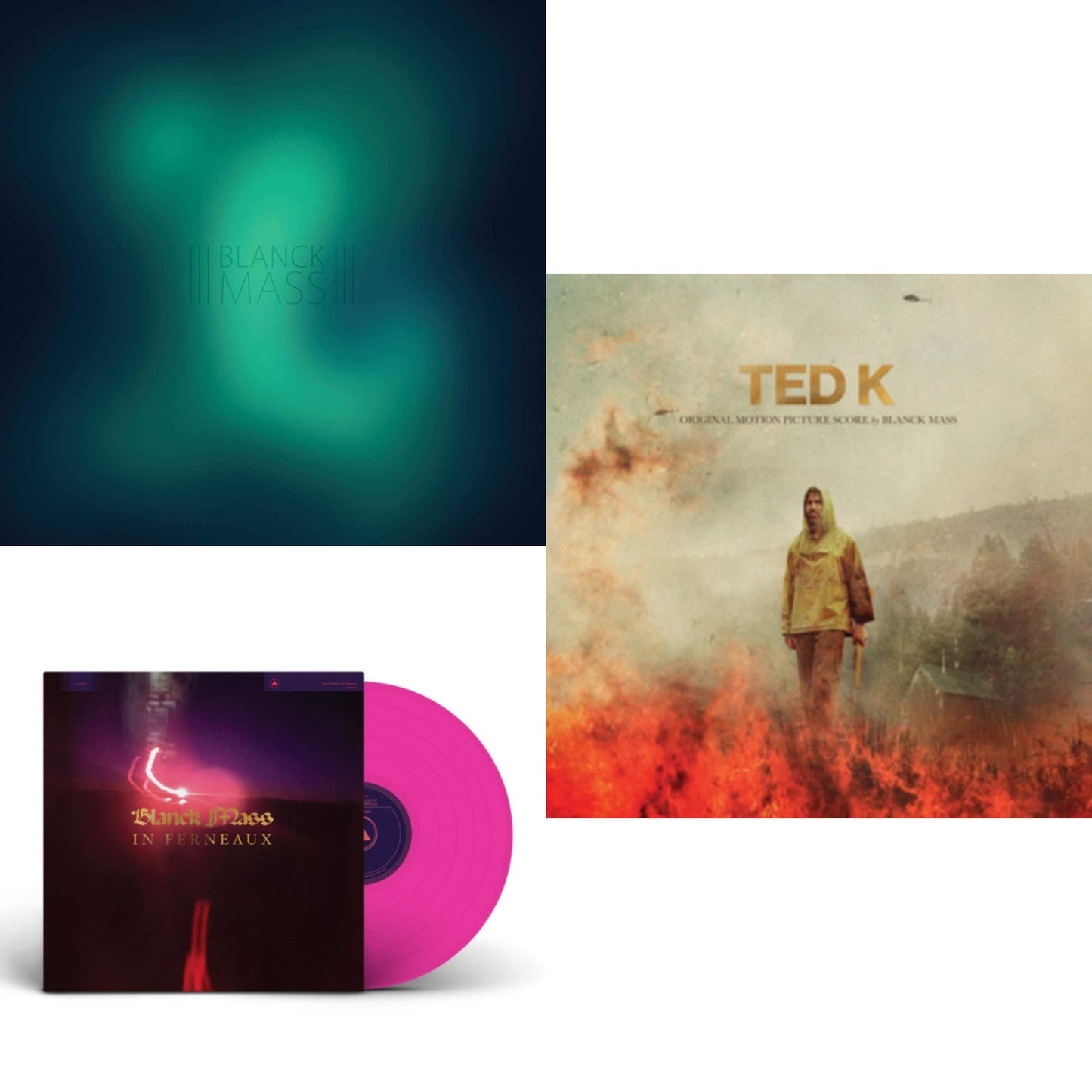 Blanck Mass (Clear Vinyl/2LP) & In Ferneaux (Magenta LP Vinyl) (I) & Ted K: Original Score