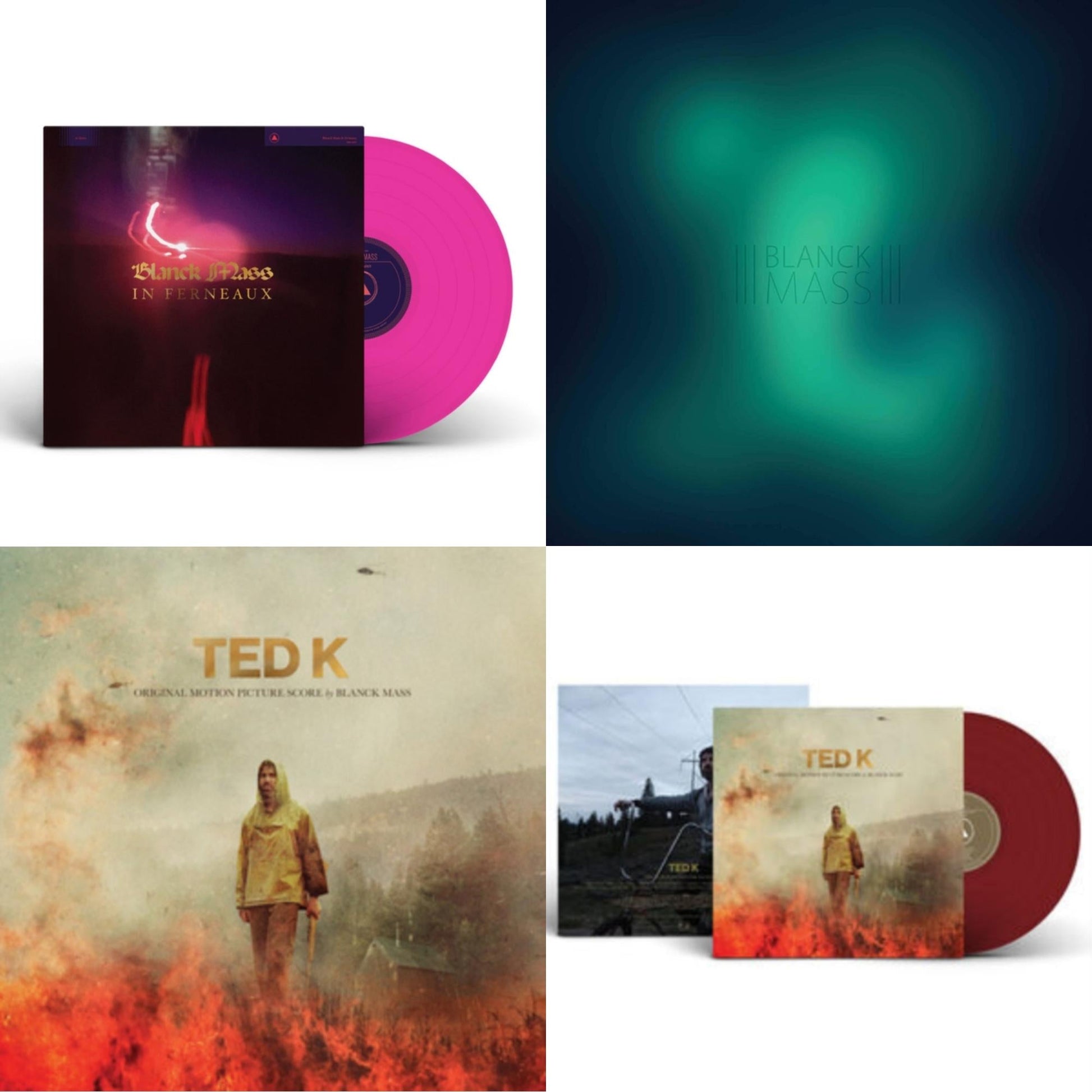 This is a 4 LP Vinyl SKU bundle.
1.This LP Vinyl is brand new.Format: LP VinylMusic Style: ExperimentalThis item's title is: In Ferneaux (Magenta LP Vinyl) (I)Artist: Blanck MassLabel: SACRED BONES RECORDSBarcode: 843563134481Release Date: 2/26/2021
2.This LP Vinyl is brand new.
