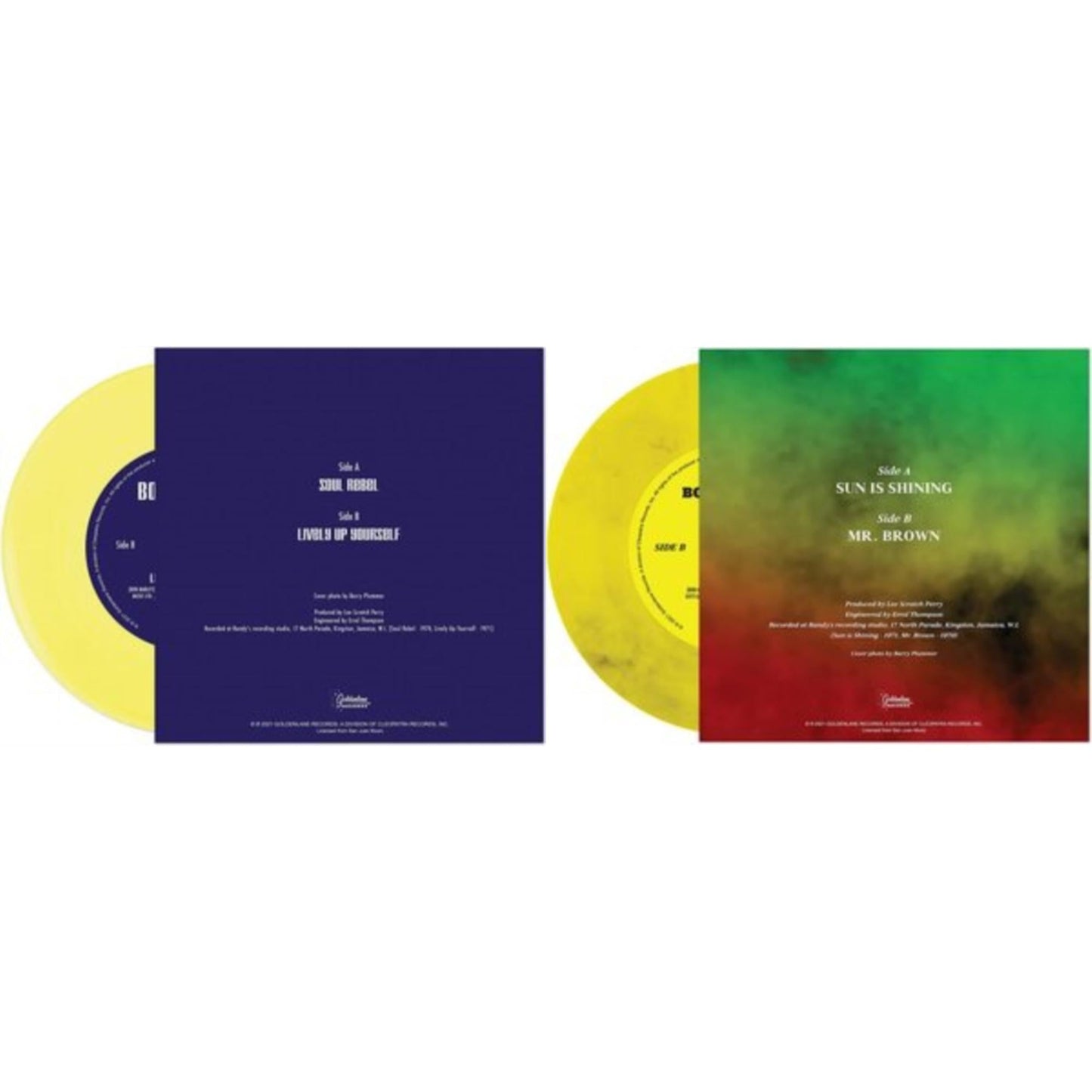 Soul Rebel (Yellow Vinyl) & Sun Is Shining (Yellow Marble Vinyl)