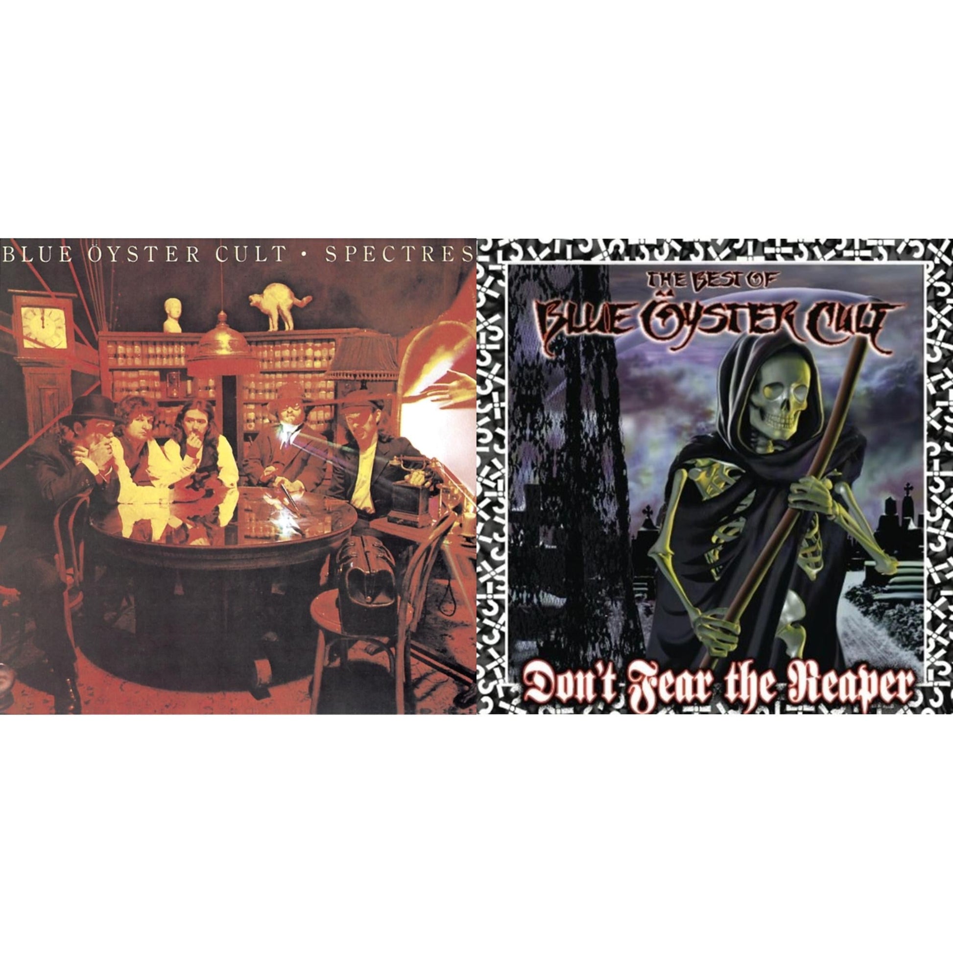 This is a 2 CD SKU bundle.
1.This CD is brand new.Format: CDMusic Style: Hard RockThis item's title is: SpectresArtist: Blue Oyster CultLabel: SONY SPECIAL MARKETINGBarcode: 886976927127Release Date: 5/4/2010
2.This CD is brand new.