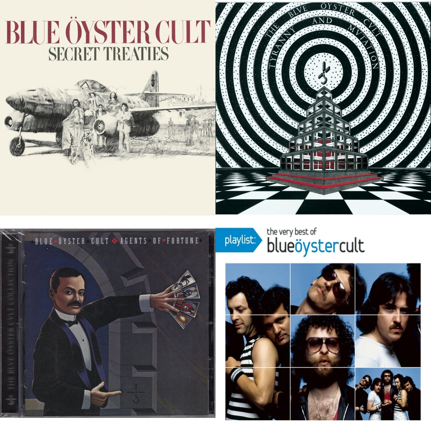 Secret Treaties & Tyranny & Mutation & Agents Of Fortune & Playlist: Very Best Of Blue Oyster Cult
