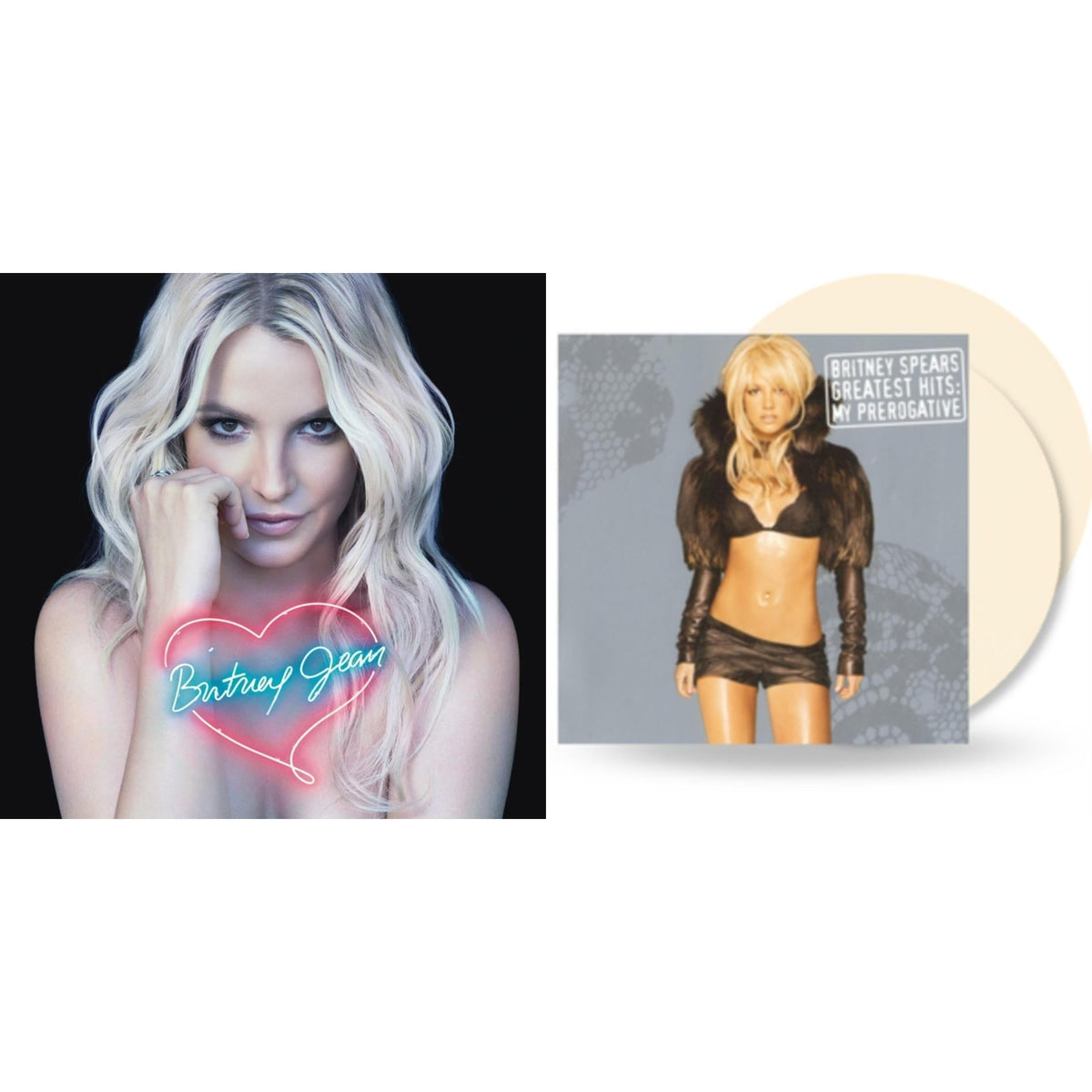 Britney Jean & Greatest Hits: My Prerogative (2LP/Cream Vinyl/Import)