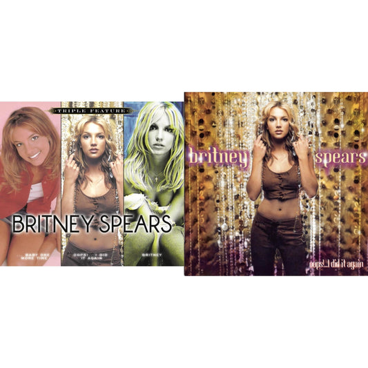 This is a 2 CD SKU bundle.
1.This CD is brand new.Format: CDThis item's title is: Baby One More Time / Oops I Did It Again / BritneyArtist: Britney SpearsLabel: SONY SPECIAL MARKETINGBarcode: 887254633228Release Date: 8/23/2012
2.This CD is brand new.