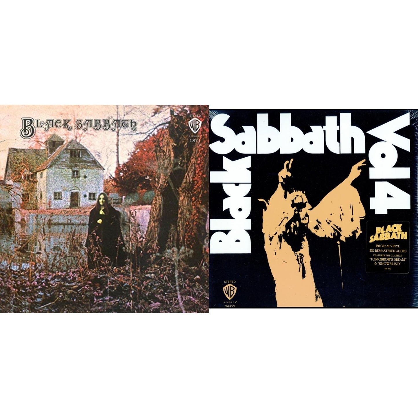 This is a 2 LP Vinyl SKU bundle.
1.This LP Vinyl is brand new.Format: LP VinylMusic Style: Heavy MetalThis item's title is: Vol. 4 (180G)Artist: Black SabbathLabel: RHINO/WARNER BROS.Barcode: 081227946609Release Date: 8/5/2016
2.This LP Vinyl is brand new.