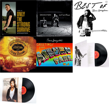 Only The Strong Survive (2LP/140G/D-Side Etching) & Lost & Found: Selections From The Lost Albums (2LP) & Best Of Bruce Springsteen (2LP) & We Shall Overcome: Seeger Sessions (2LP/180G) & Greetings From Asbury Park N.J. (180G)