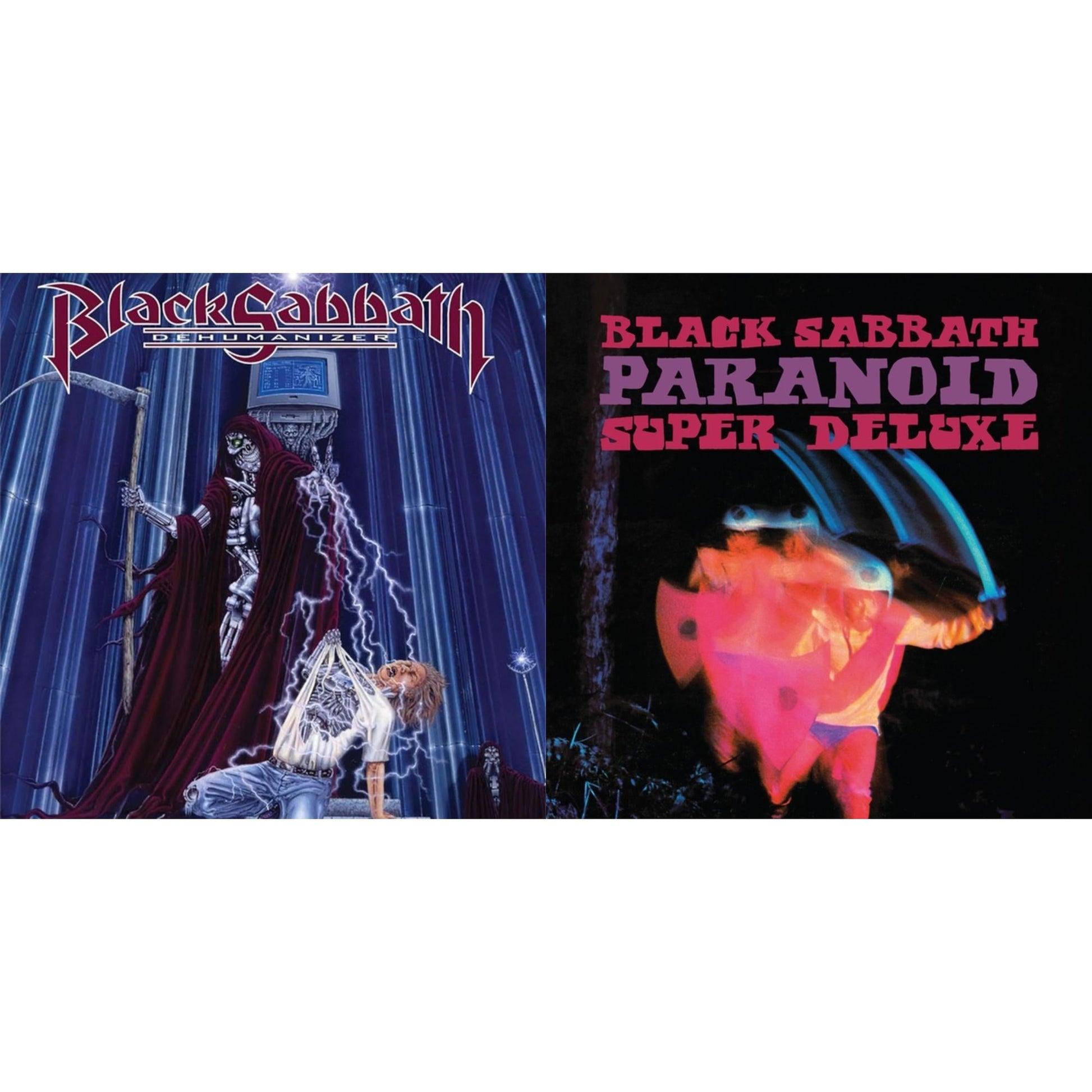 This is a 2 LP Vinyl SKU bundle.
1.This LP Vinyl is brand new.Format: LP VinylMusic Style: Hard RockThis item's title is: Paranoid (Deluxe Edition)Artist: Black SabbathLabel: Warner RecordsBarcode: 603497846443Release Date: 10/9/2020
2.This LP Vinyl is brand new.