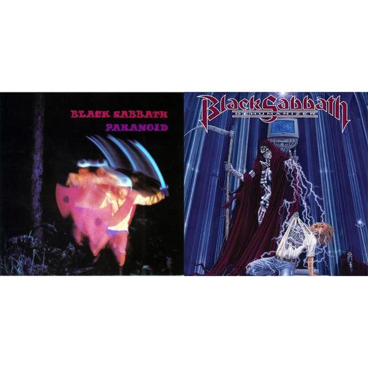 This is a 2 LP Vinyl SKU bundle.
1.This LP Vinyl is brand new.Format: LP VinylThis item's title is: ParanoidArtist: Black SabbathLabel: BMGBarcode: 5414939920790Release Date: 6/22/2015
2.This LP Vinyl is brand new.