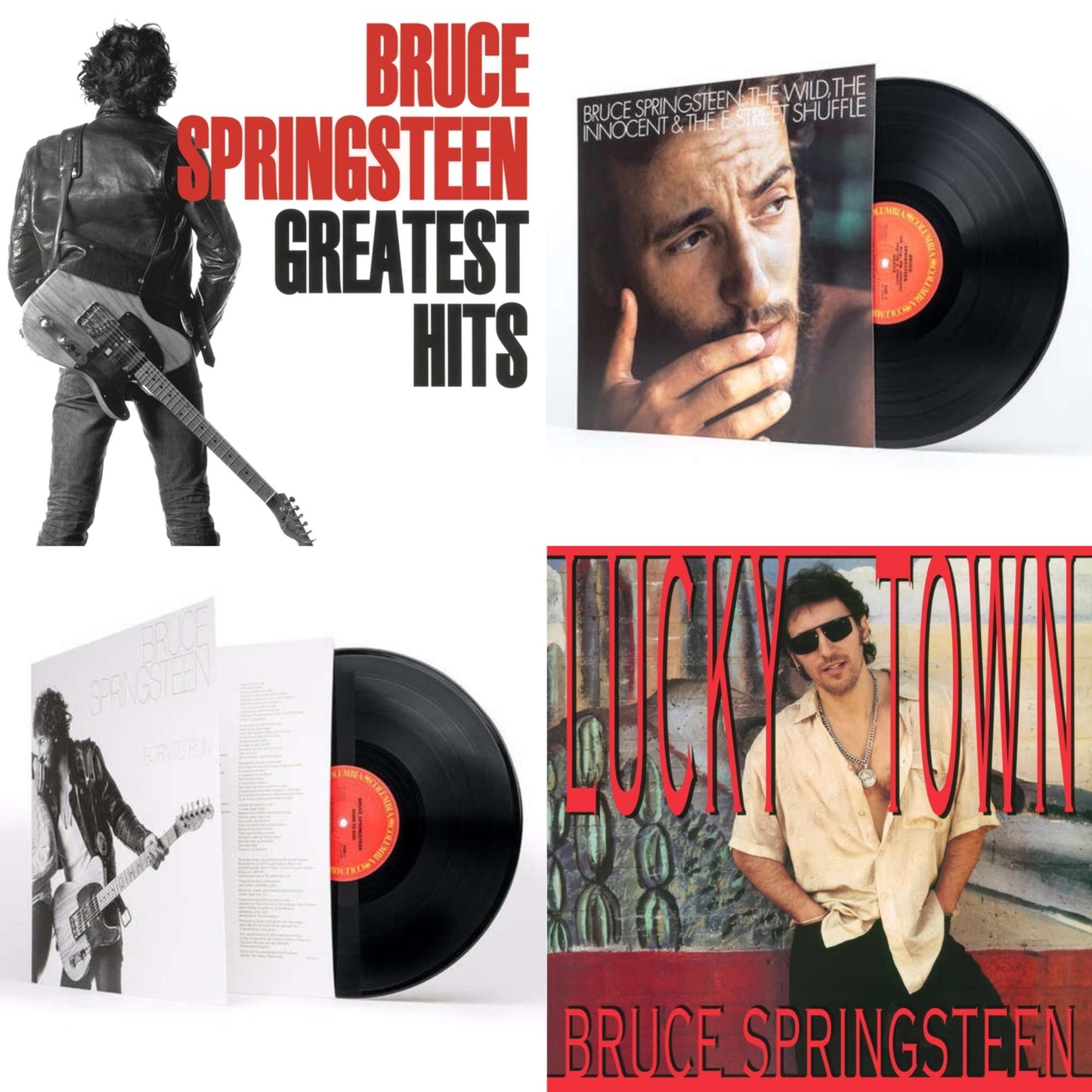 Greatest Hits (2 LP/150G Vinyl/Dl Code) & Wild The Innocent & The E Street Shuffle (180G) & Born To Run (180G/Gatefold) & Lucky Town (140G/Dl Code)