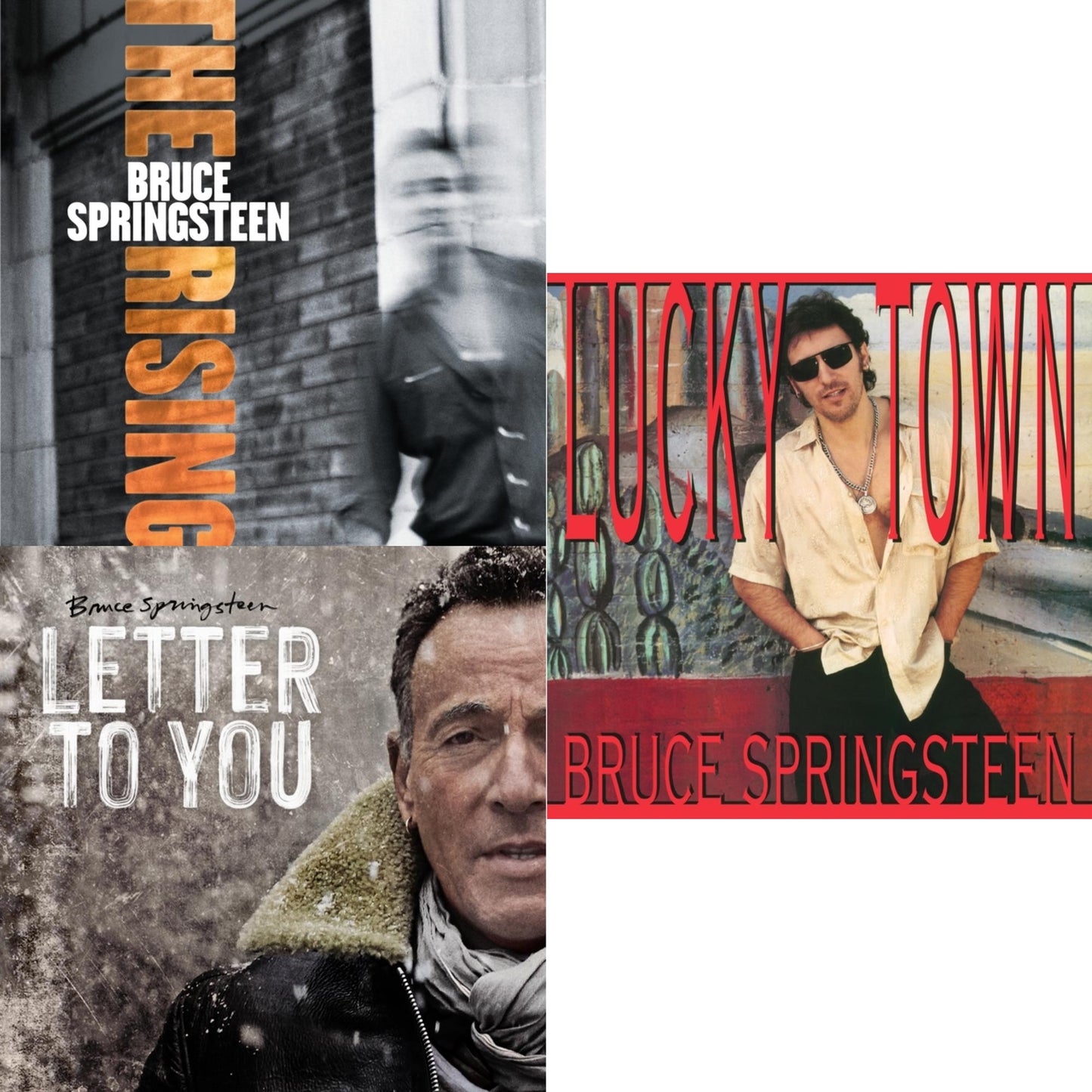 Rising & Letter To You (2LP/140G) & Lucky Town (140G/Dl Code)
