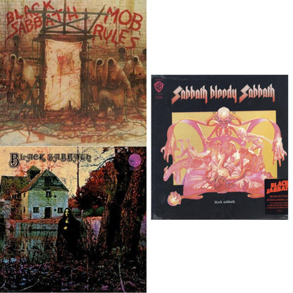 This is a 3 LP Vinyl SKU bundle.
1.This LP Vinyl is brand new.Format: LP VinylMusic Style: Hard RockThis item's title is: Sabbath Bloody Sabbath (180G)Artist: Black SabbathLabel: RHINO/WARNER BROS.Barcode: 081227946630Release Date: 8/5/2016
2.This LP Vinyl is brand new.