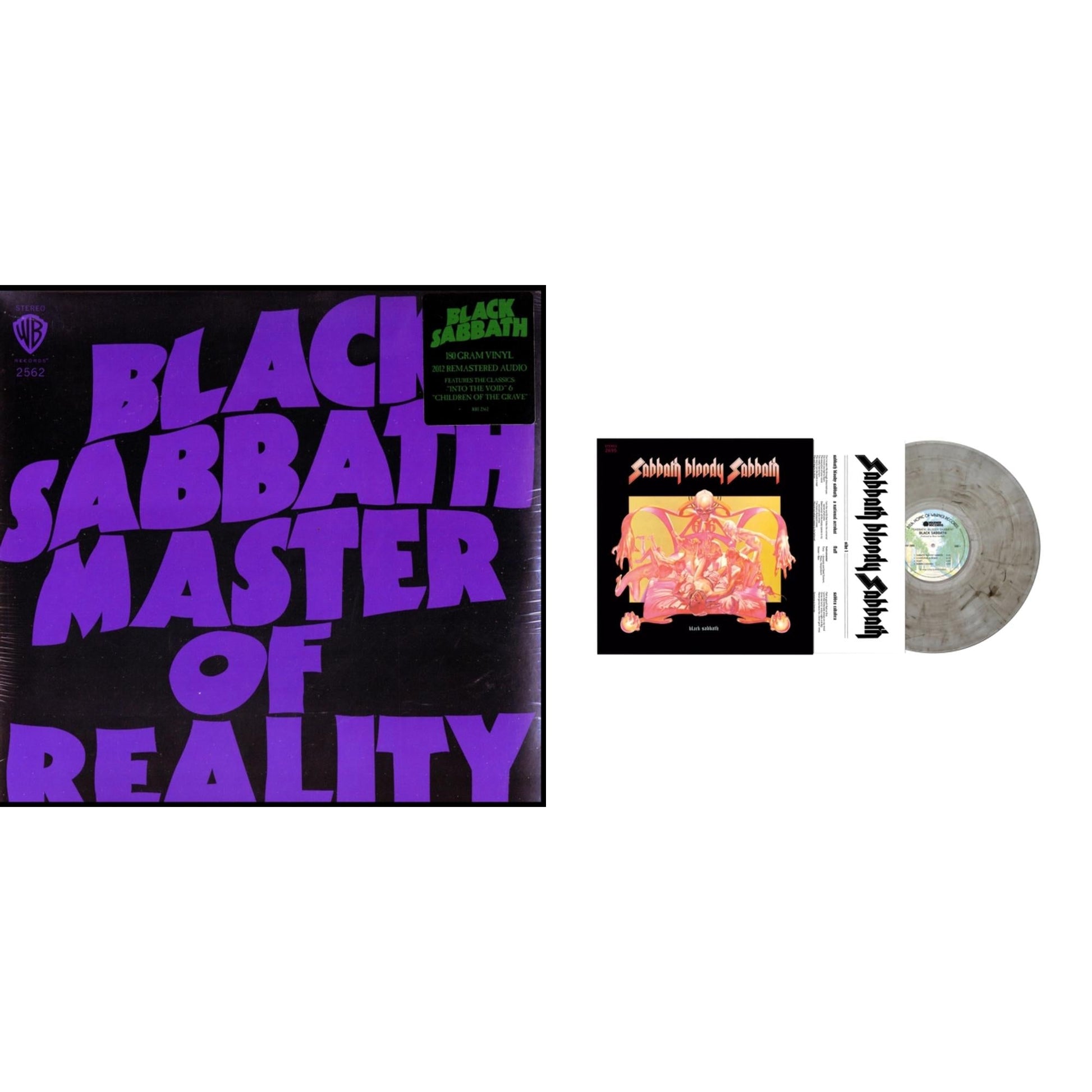 This is a 2 LP Vinyl SKU bundle.
1.This LP Vinyl is brand new.Format: LP VinylThis item's title is: Master Of Reality (180G)Artist: Black SabbathLabel: RHINO/WARNER BROS.Barcode: 081227946739Release Date: 8/5/2016
2.This LP Vinyl is brand new.