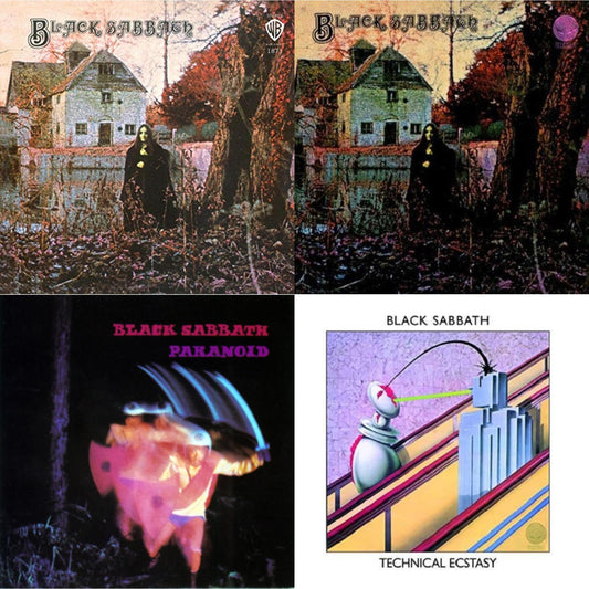 Black Sabbath (180G) & Black Sabbath (LP/CD) (180G) & Paranoid & Technical Ecstasy