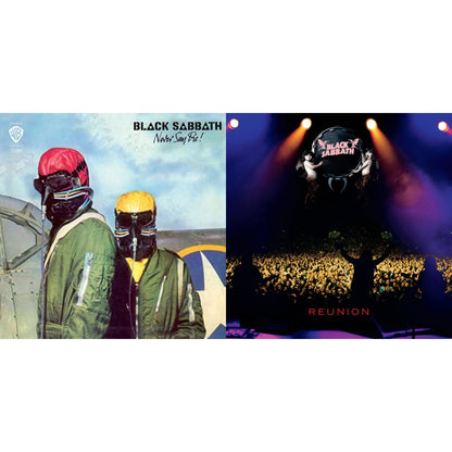 Never Say Die! (180G/Limited/Gray LP Vinyl) & Reunion (3LP)