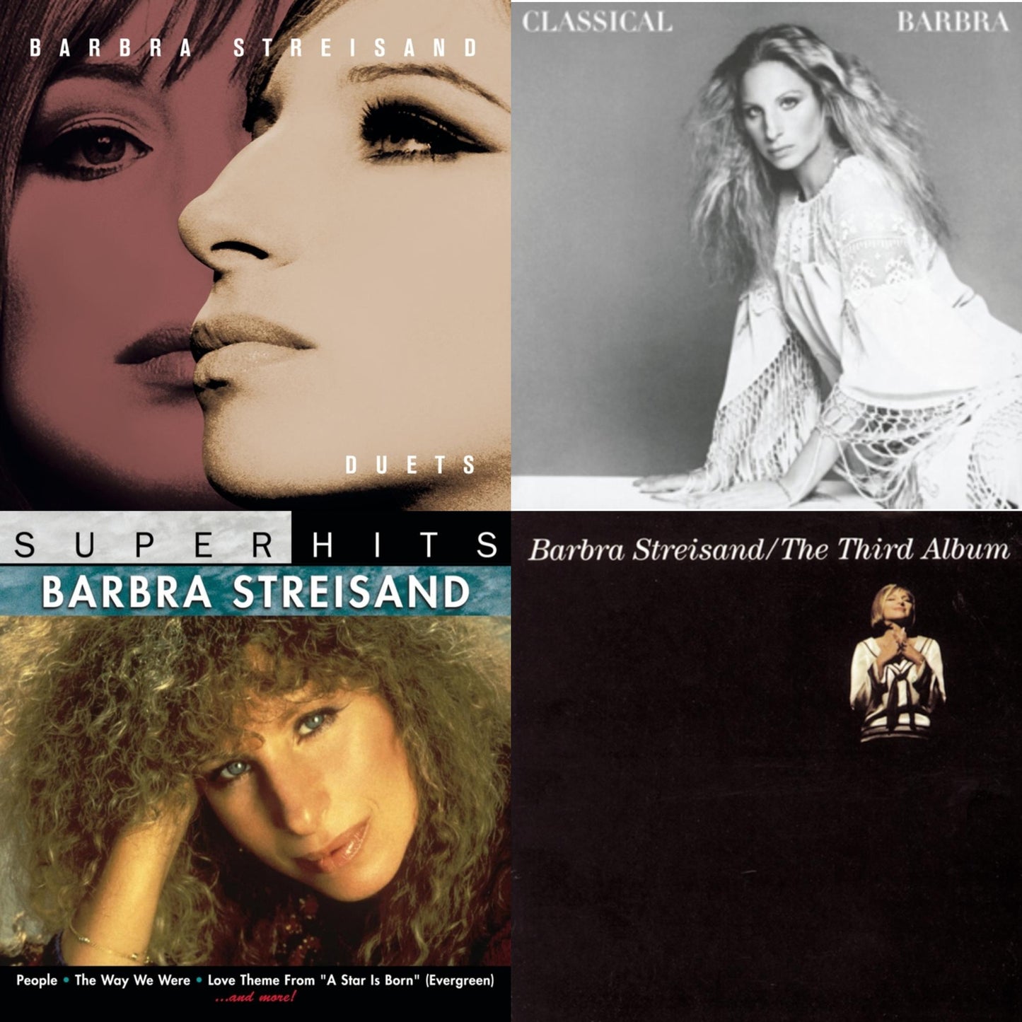 Duets & Classical Barbra & Super Hits & Third Album