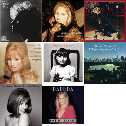 Greatest Hits Vol.2 & Higher Ground & Broadway Album & Greatest Hits & My Name Is Barbra & Happening In Central Park & Second Barbra Streisand Album & Back To Brooklyn