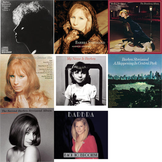 Greatest Hits Vol.2 & Higher Ground & Broadway Album & Greatest Hits & My Name Is Barbra & Happening In Central Park & Second Barbra Streisand Album & Back To Brooklyn
