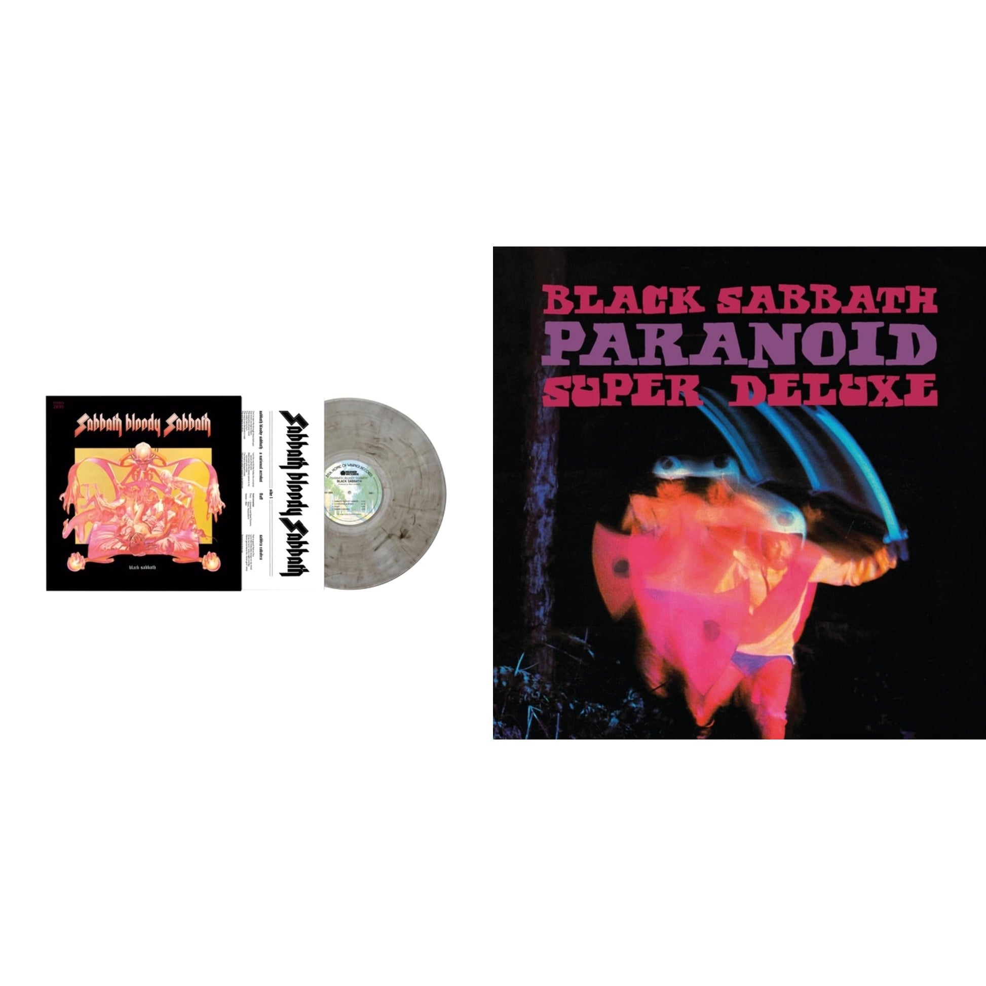 This is a 2 LP Vinyl SKU bundle.
1.This LP Vinyl is brand new.Format: LP VinylThis item's title is: Sabbath Bloody Sabbath (Smoky LP Vinyl) (Syeor)Artist: Black SabbathBarcode: 603497828081Release Date: 1/26/2024
2.This LP Vinyl is brand new.