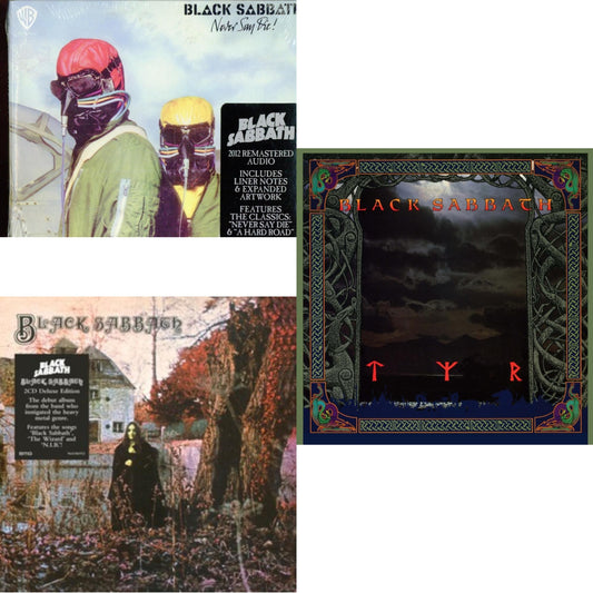 Never Say Die & Black Sabbath (Deluxe Edition/2CD) & Tyr (2024 Remaster)