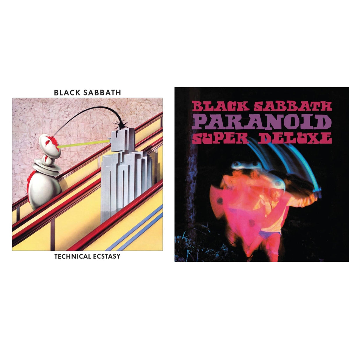 This is a 2 LP Vinyl SKU bundle.
1.This LP Vinyl is brand new.Format: LP VinylMusic Style: Hard RockThis item's title is: Technical Ecstasy (Super Deluxe Edition/5LP)Artist: Black SabbathLabel: RHINO/WARNER BROS.Barcode: 603497844814Release Date: 10/1/2021
2.