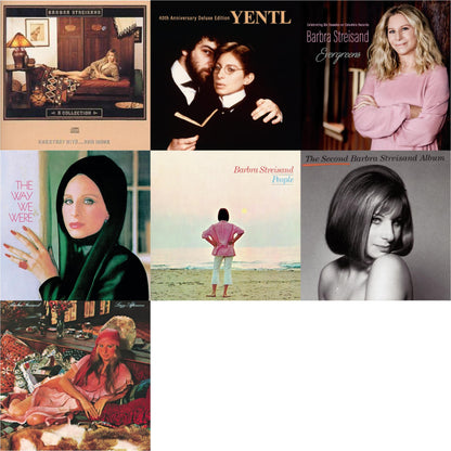 Collection: Greatest Hits & More & Yentl: 40Th Anniversary Deluxe Edition (2CD) & Evergreens : Celebrating Six Decades On Columbia Records & Way We Were & People & Second Barbra Streisand Album & Lazy Afternoon