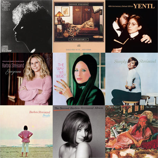 Greatest Hits Vol.2 & Collection: Greatest Hits & More & Yentl: 40Th Anniversary Deluxe Edition (2CD) & Evergreens : Celebrating Six Decades On Columbia Records & Way We Were & Simply Streisand & People & Second Barbra Streisand Album & Lazy Afternoon