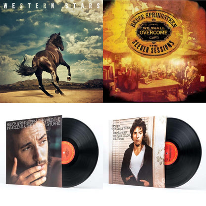 Western Stars (2LP/150G) & We Shall Overcome: Seeger Sessions (2LP/180G) & Wild The Innocent & The E Street Shuffle (180G) & Darkness On The Edge Of Town (180G)