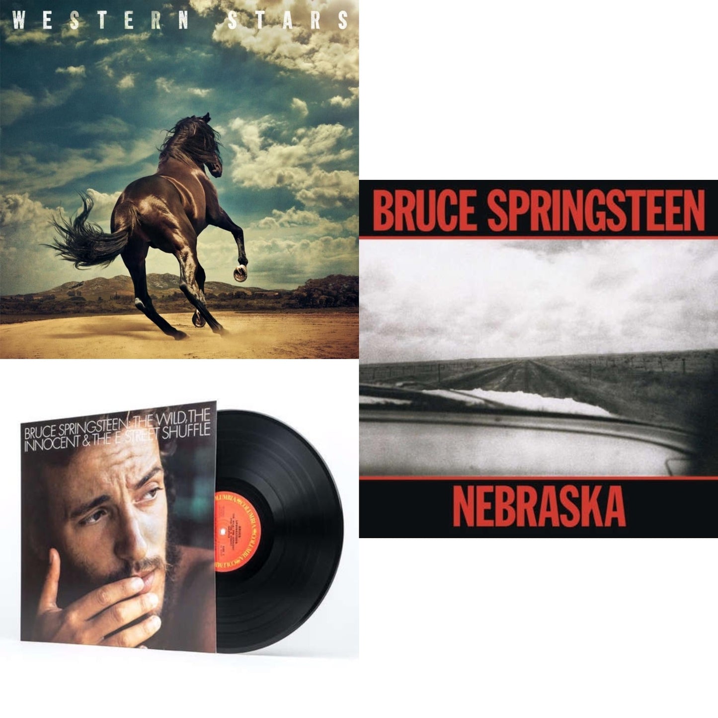 Western Stars (2LP/150G) & Wild The Innocent & The E Street Shuffle (180G) & Nebraska (180G)