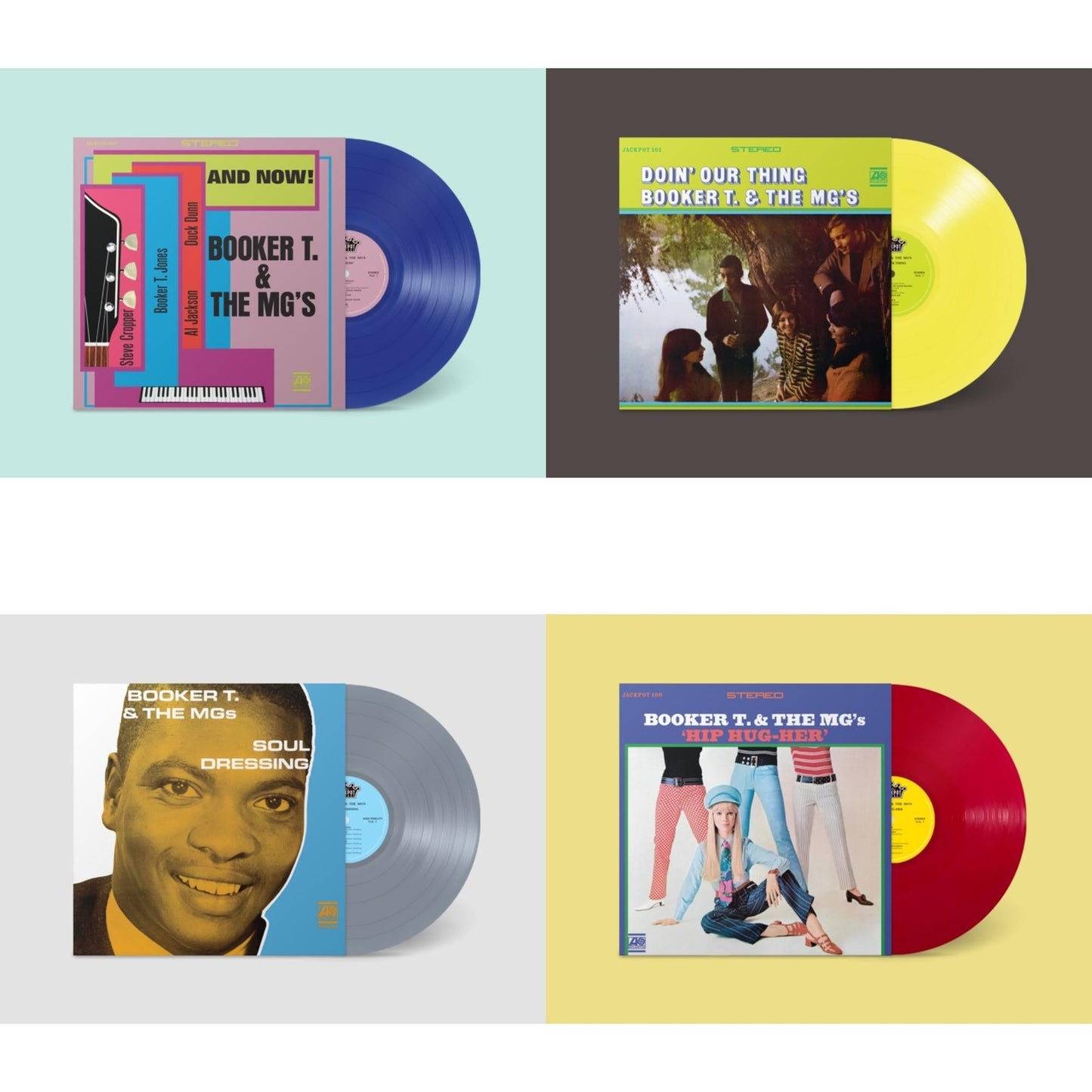 This is a 4 LP Vinyl SKU bundle.
1.This LP Vinyl is brand new.Format: LP VinylThis item's title is: And Now (Dark Blue LP Vinyl) (Ams Exclusive)Artist: Booker T & The MgsLabel: JACKPOT RECORDSBarcode: 843563157008Release Date: 10/6/2023
2.This LP Vinyl is brand new.