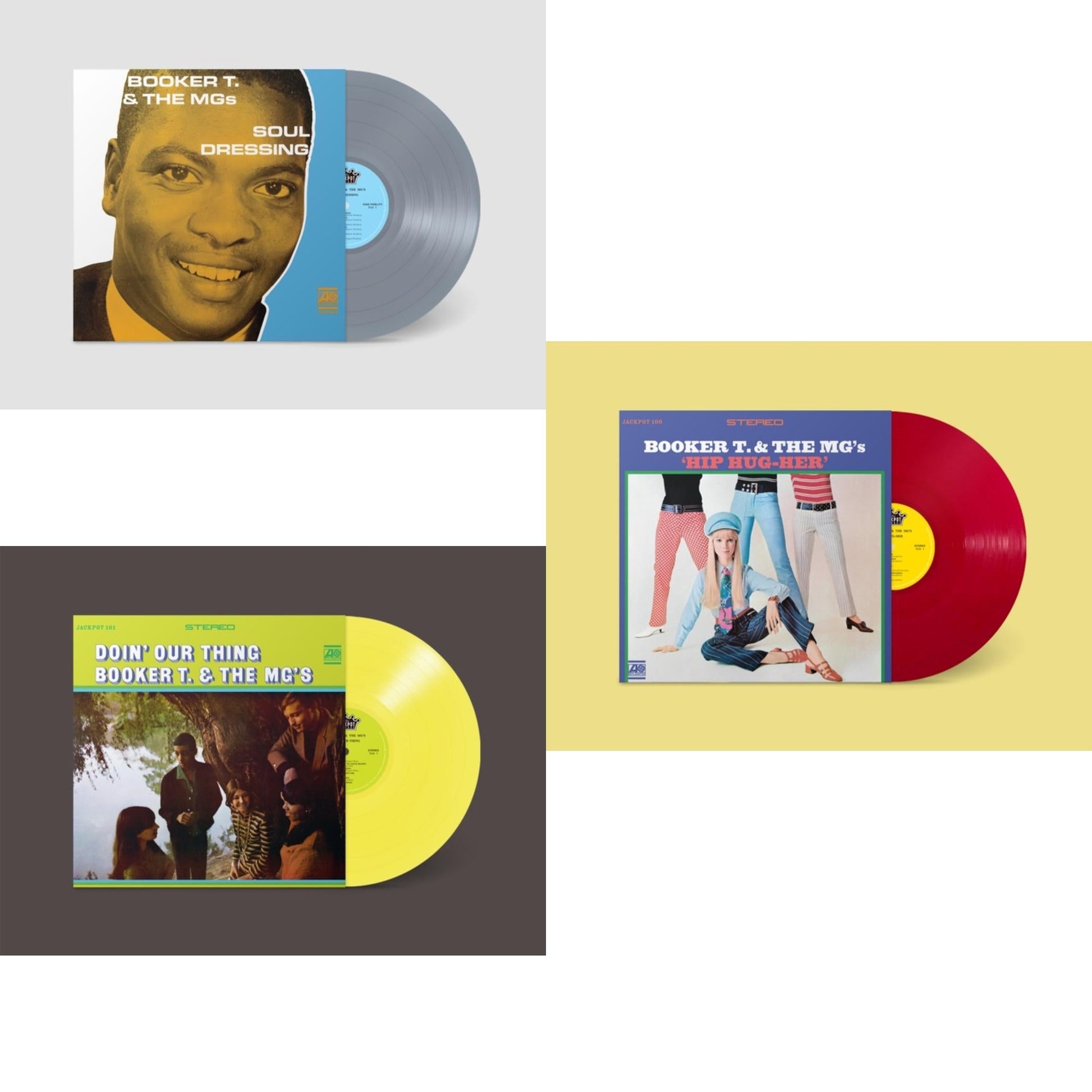 This is a 3 LP Vinyl SKU bundle.
1.This LP Vinyl is brand new.Format: LP VinylThis item's title is: Soul Dressing (Grey LP Vinyl) (Ams Exclusive)Artist: Booker T & The MgsLabel: JACKPOT RECORDSBarcode: 843563156971Release Date: 10/6/2023
2.This LP Vinyl is brand new.