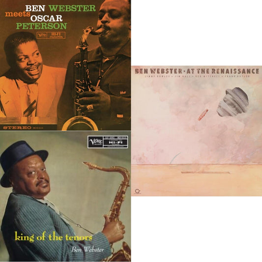 Ben Webster Meets Oscar Peterson (Verve Acoustic Sounds Series) & King Of The Tenors (Verve Acoustic Sounds Series) (180G) & At The Renaissance (Contemporary Records Acoustic Sounds Series)