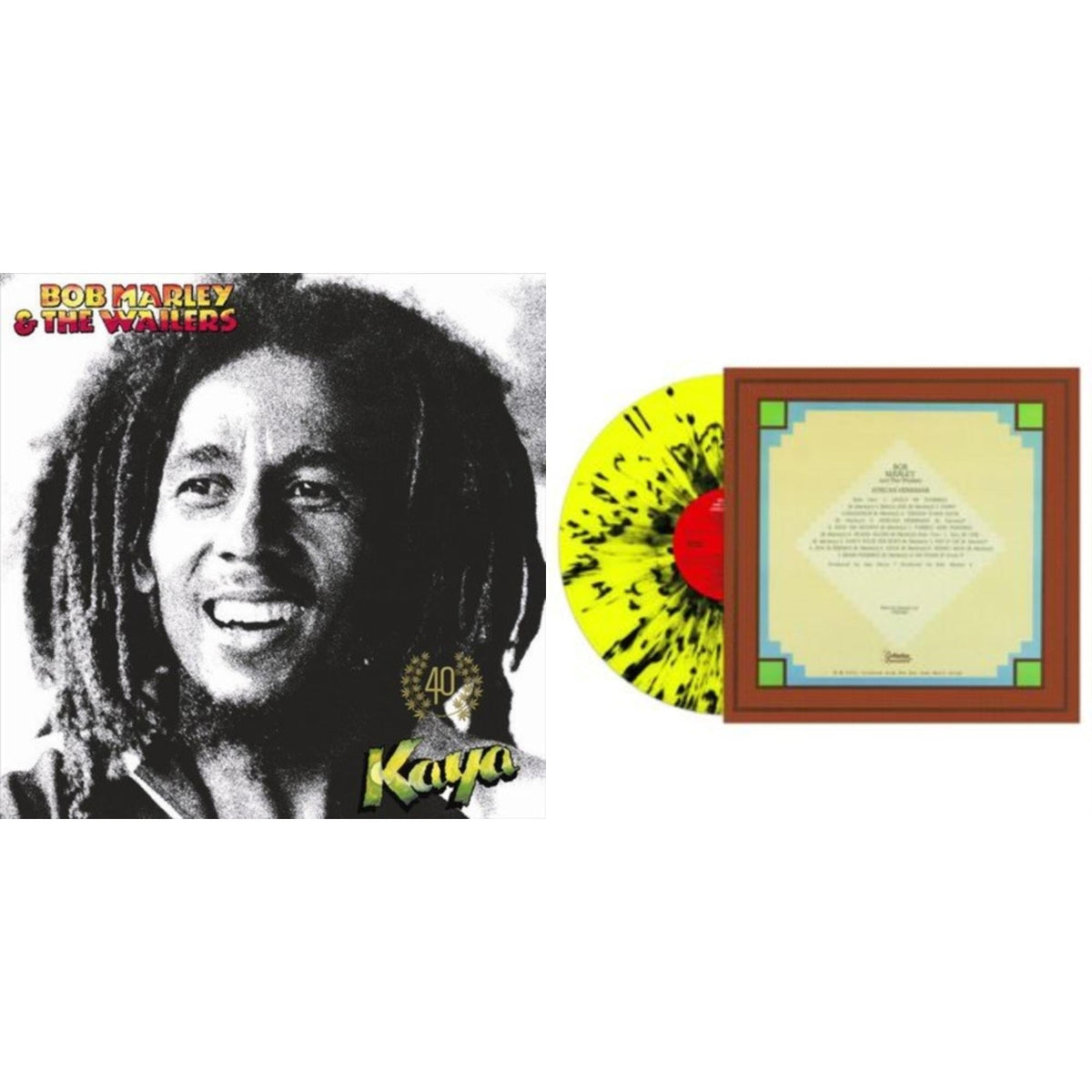 Kaya 40 (2LP) & African Herbsman (Yellow/Black Splatter LP Vinyl)