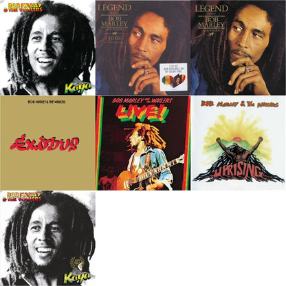 Legend - The Best Of Bob Marley & The Wailers (2LP) & Legend (30Th Anniversary) & Live (180G) & Exodus & Kaya & Uprising & Kaya 40 (2LP)
