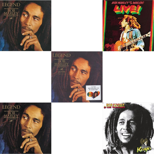 Legend & Legend - The Best Of Bob Marley & The Wailers (2LP) & Legend (30Th Anniversary) & Live (180G) & Kaya 40 (2LP)