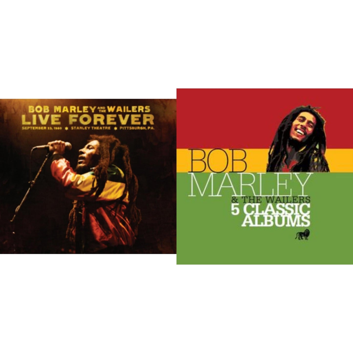 This is a 2 CD SKU bundle.
1.This CD is brand new.Format: CDMusic Style: Roots ReggaeThis item's title is: 5 Classic AlbumsArtist: Bob & The Wailers MarleyLabel: UNIVERSAL INTLBarcode: 600753598221Release Date: 9/4/2015
2.This CD is brand new.